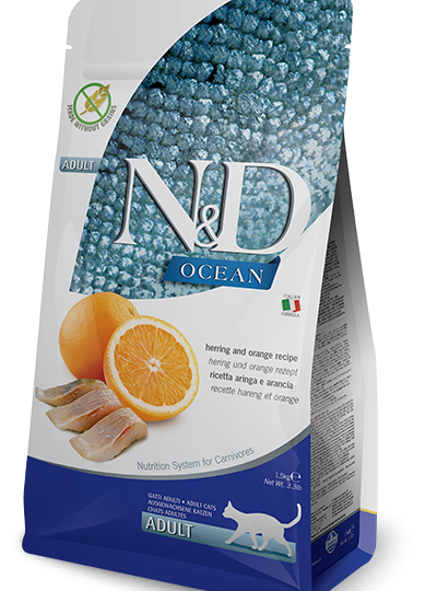 N&D Ocean Hrana za Mačke Haringa i Pomorandža 1.5kg