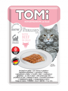 Tomi sos za sterilisane mace govedina 85g