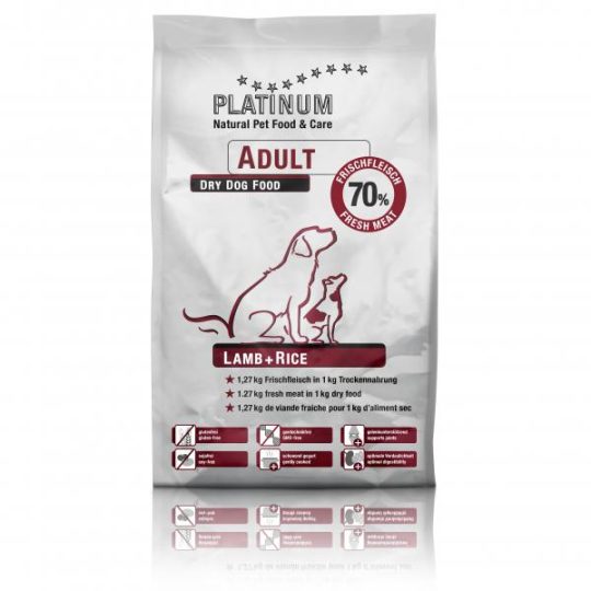 Platinum Adult Lamb & Rice hrana za pse 1.5kg